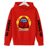 Kids Girl Boy Among US Peripheral Printed Hoodie