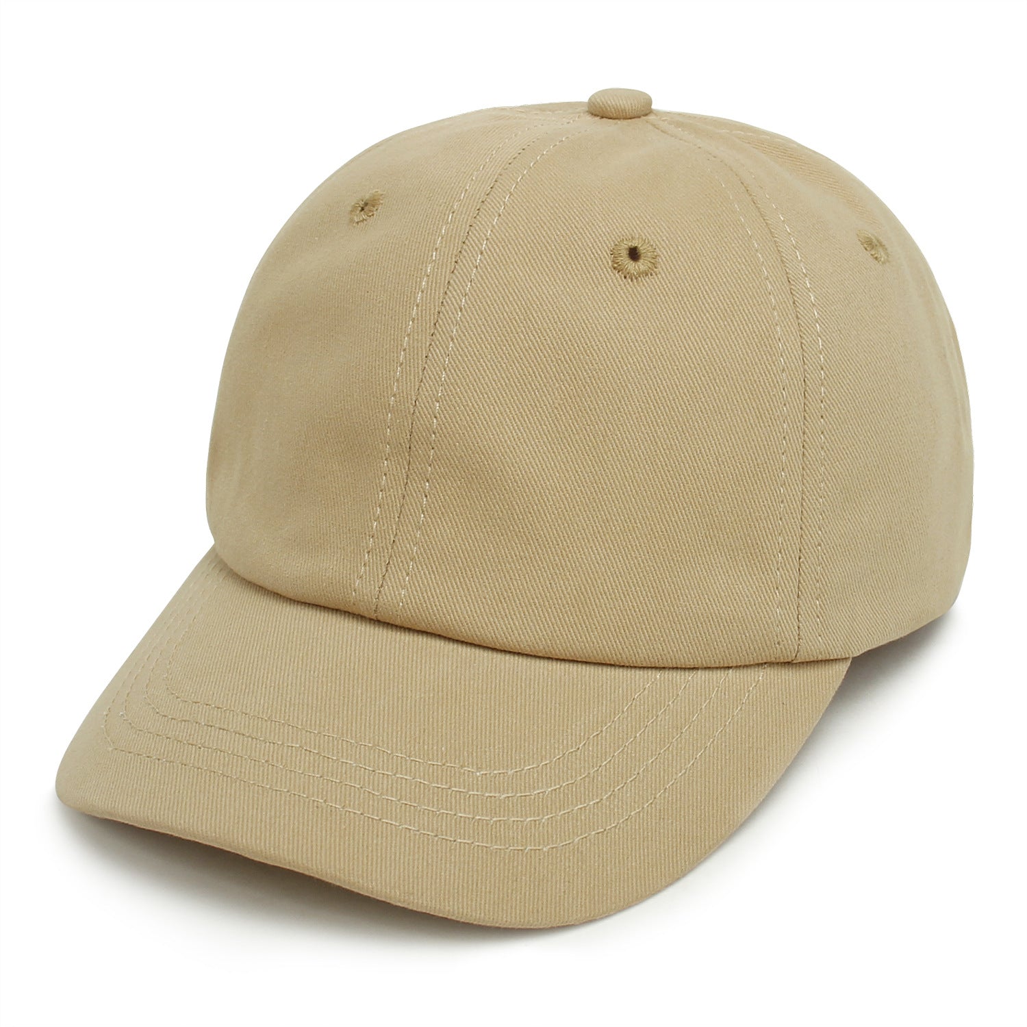 Spring Summer Kid Baby Baseball Cap Solid Color Cotton Casual Adjustable Sun Hat