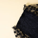 Kids Baby Girls Dot Long Lantern Sleeve Pleated Leopard Set 2 Pcs