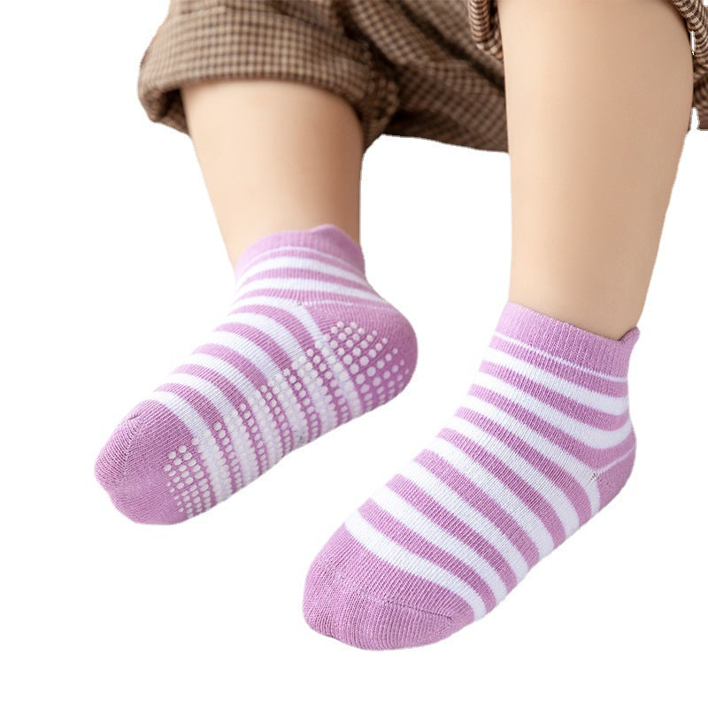 Baby Toddler Anti-slip Socks All Seasons Cotton Socks 6 Pack