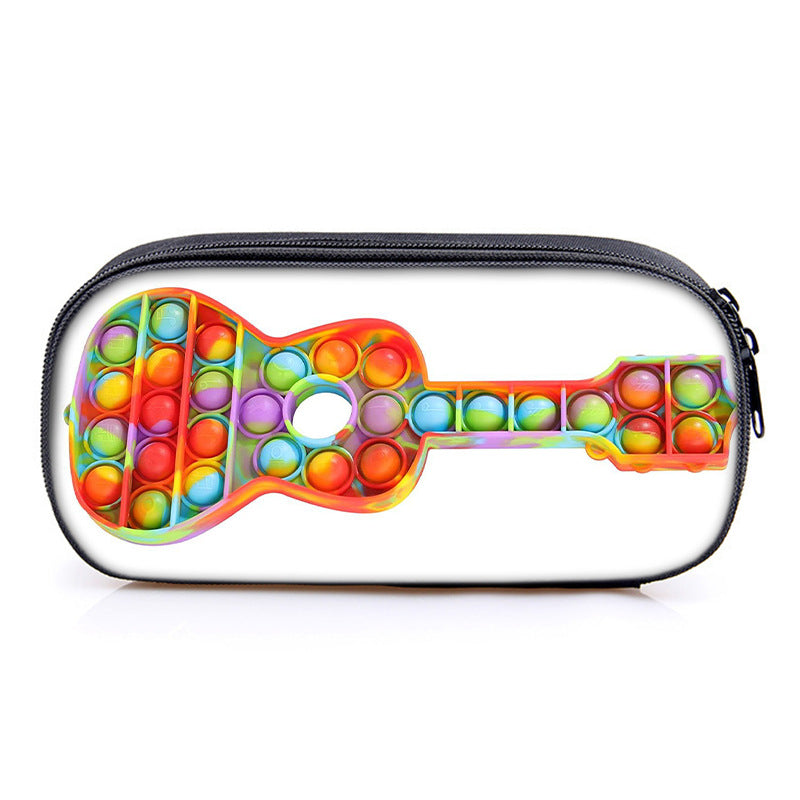 Kid Elementary School Pencil Case Exterminator Writing Bag