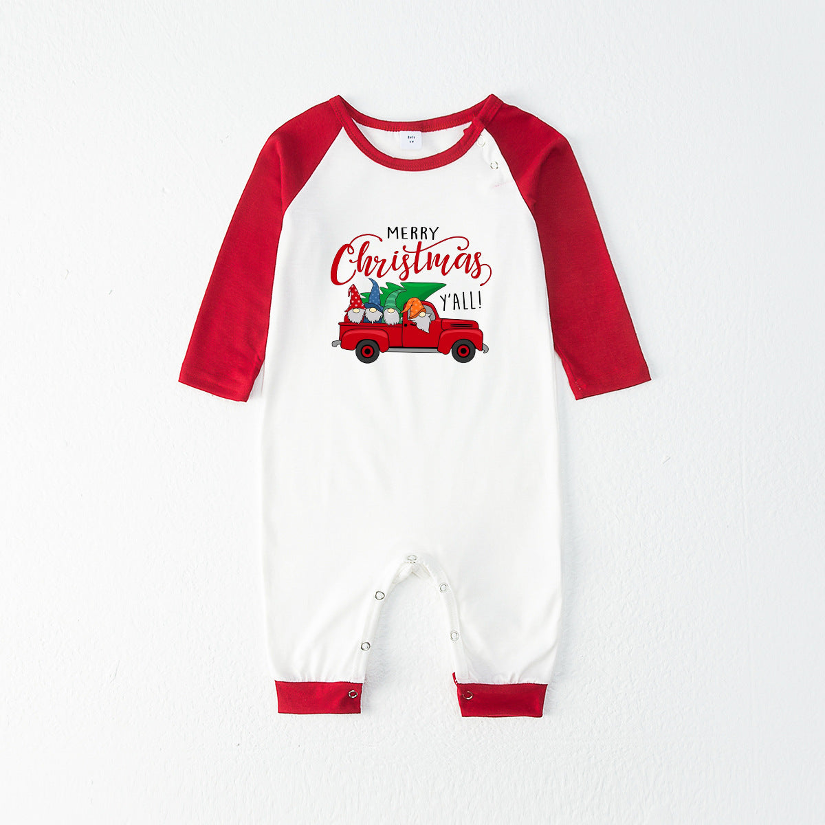 Family Matching Home Suit Christmas Plaid Patchwork Print Pajamas