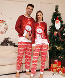 Family Cartoon Snowman Deer Christmas Parent-child Homewear Pajamas
