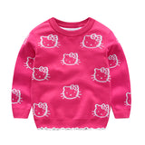 Kid Baby Girl Knit Pullover Autumn Christmas Jacquard Sweater