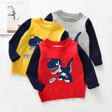 Kid Baby Girl Knit Pullover Autumn Christmas Jacquard Sweater