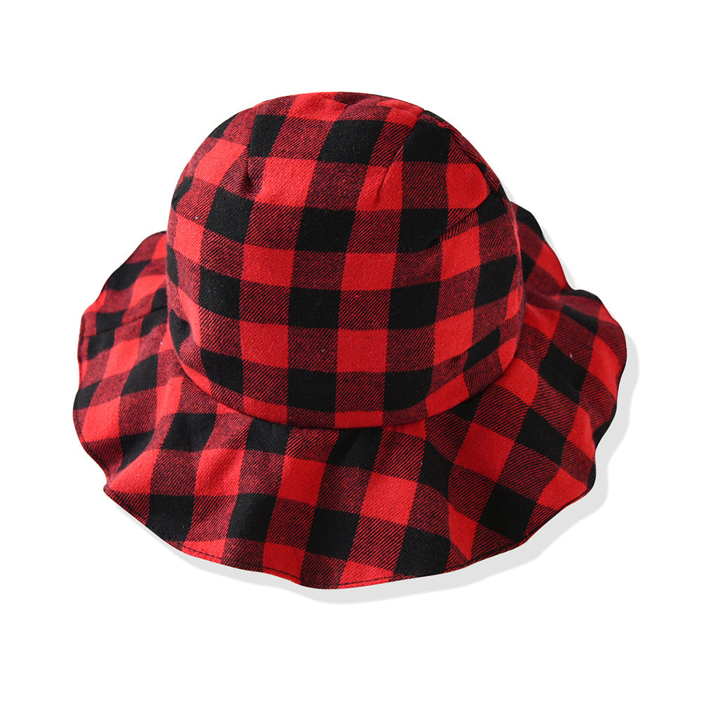Kid Baby Girls Boy Casual Set Plaid Long Sleeve 3 Pcs Sets Outfit
