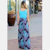 Family Mathcing Phoenix Tail Sleeveless Parent-child Long Dress