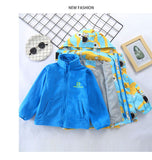 Kid Baby Girl Outdoor Mountaineering Trench Extra Heavy Coats