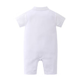 Baby Boy Suit Gentleman Short Sleeve Climbing Suit Rompers