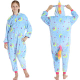 Kid Baby Girl Luminous Tianma Cartoon Animal One-piece Unicorn Pajamas