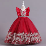 Kid Girl Princess Flower Dresses