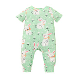 Baby Easter Newborn Harpy Crawl Suit Cute Short-sleeved Rompers