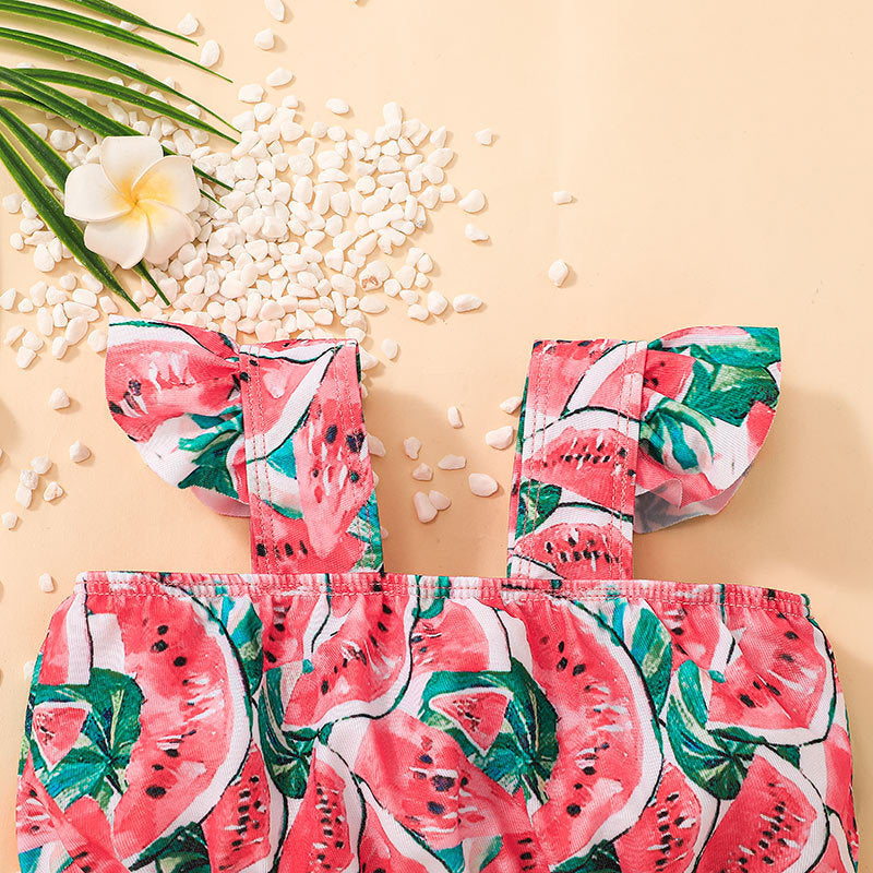 Kid Baby Girls Swimming Suit Cute Watermelon Swimsuit