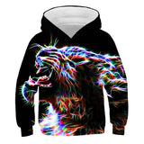 Children Kid 3D Printed Animal Hoodie