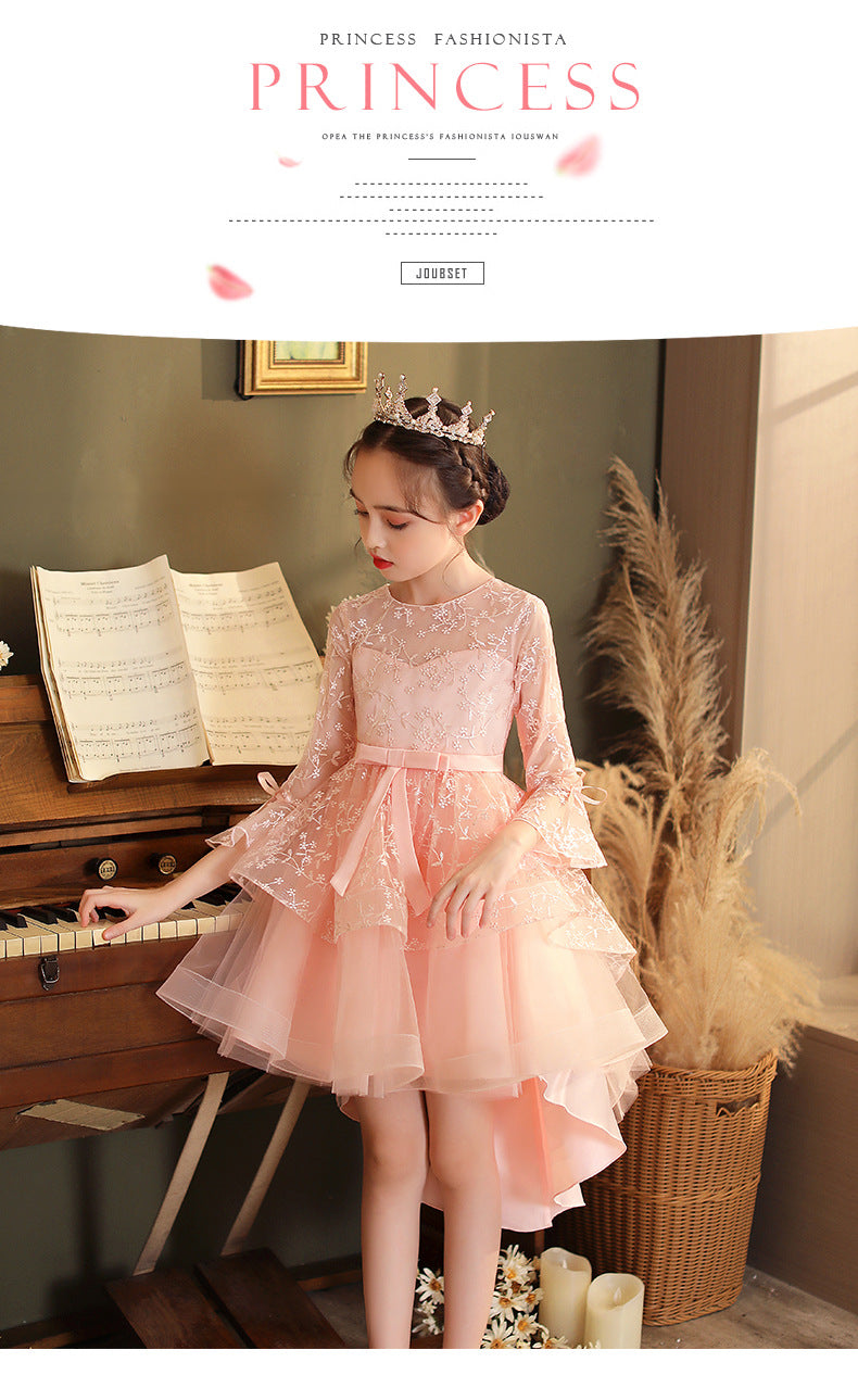 Autumn Spring Kids Girl Princess Formal Dresses