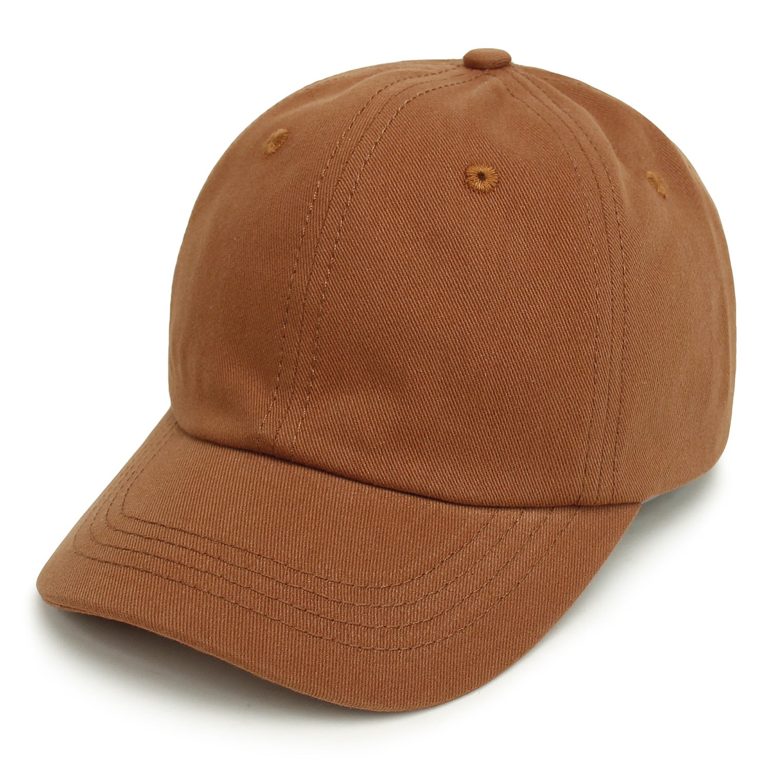 Spring Summer Kid Baby Baseball Cap Solid Color Cotton Casual Adjustable Sun Hat
