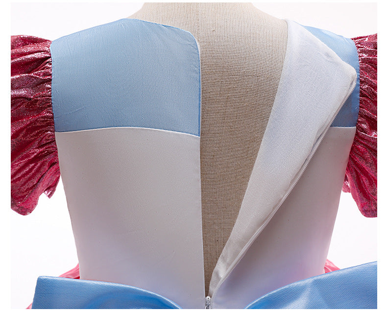 Kid Baby Girls Summer Princess  Unicorn Flower Sleeveless Gauze Dresses