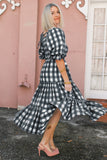 Family Matching Parent-child Bohemian Long Square Collar Dresses