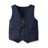 Kid Baby Boy Suit Formal Gentleman 4 Pcs Sets