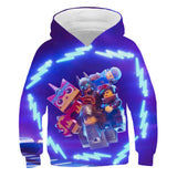 Children Kid 3D Cartoon Print Casual Pullover Hoodie