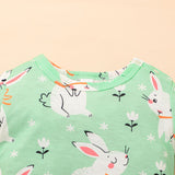 Baby Easter Newborn Harpy Crawl Suit Cute Short-sleeved Rompers