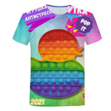 Kid Baby Boy Girl 3D Short Sleeve Summer T Shirt