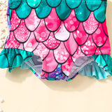 Kid Baby Girl Split Swimming Trunks Swimsuit