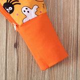 Baby Boy Long Sleeved Climbing Halloween Double Zipper Rompers