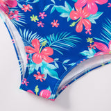 Kid Girls Swimsuit Ruffled One-piece Soaking Spring Beachwear