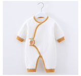 Baby Autumn Winter Warm Butterfly Nascent Cotton Rompers