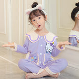 Kid Baby Girl Spring Autumn Pajamas Cute Cartoon Home Wear