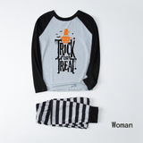 Family Matching Halloween Parent-child Pajamas Suits