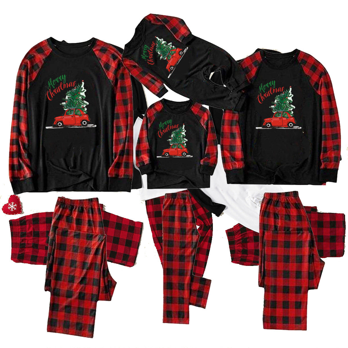 Family Matching Christmas Parent-child Pajamas