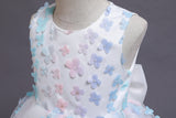 Kid Baby Girl Princess Sleeveless Petals Sweet Mesh Dress