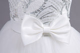 Kid Girl Evening Gown Catwalk Piano Performance Princess Dresses