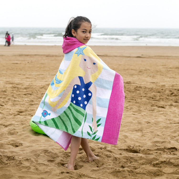 Baby Boy Girl Hooded Towel Spa Towel Bath Blanket Beach Pajamas