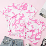 Family Matching Mother Daughter Short Sleeves Cotton T-shirt