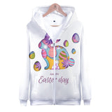 Kid Boy Girl Easter 3D Printed Hoodies Zipper Coats