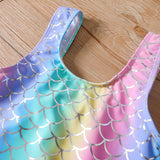 Summer Mermaid Kid Baby Girl Triangle One-piece Breathable Swimsuit