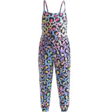 Kid Baby Girl Jumpsuit Long Suspenders Loose Pants