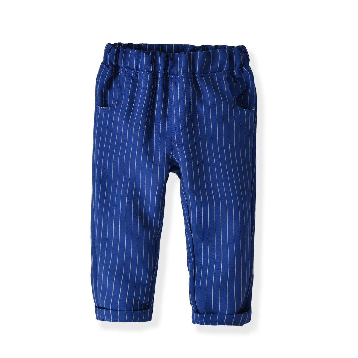 Kid Baby Boys Double-layer Plaid Long-sleeved Performance 4 Pcs Sets
