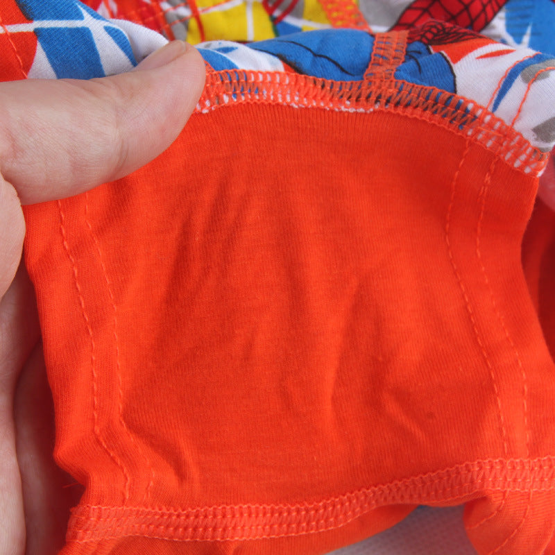 Kid Boy Cotton Cartoon Spiderman Underwear 2-9T 5 Pack