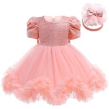 Baby Girl Christmas Adorn Princess Dress