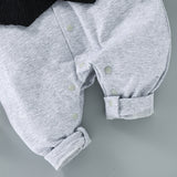 Baby Boy Gentleman Fashion Suit Long Sleeve Fake 2 Pcs Sets
