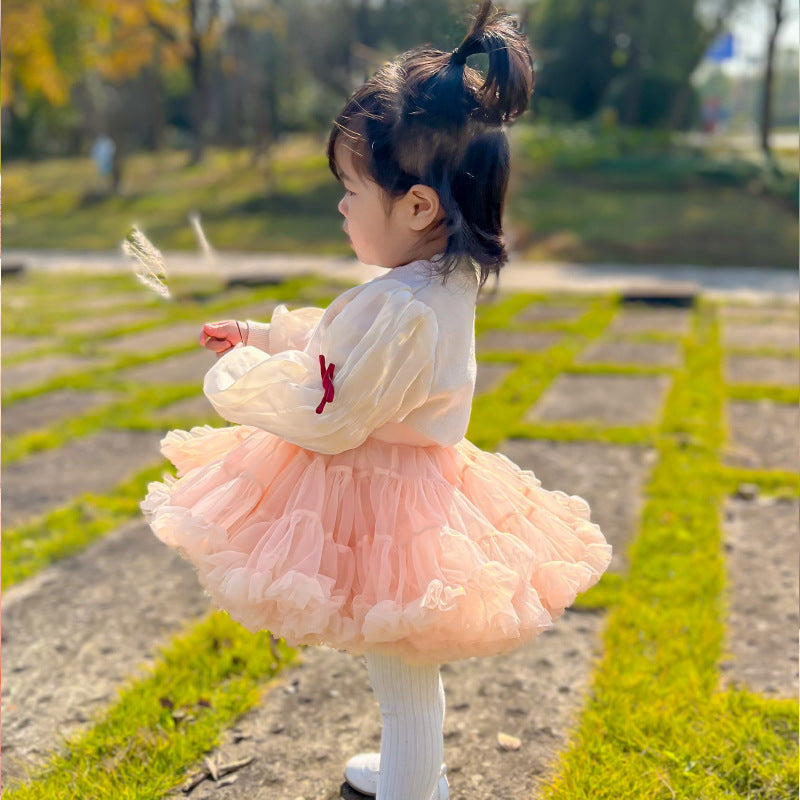 Kid Baby Girl Princess Cake Colorful Tutu Party Dance Tulle Skirts