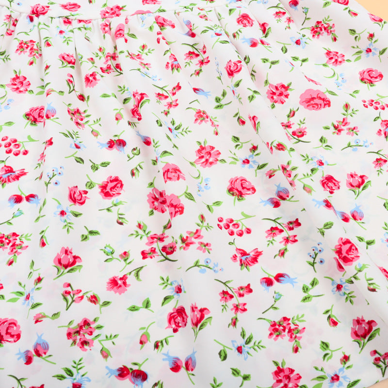 Family Matching Mother-daughter Parent-child Lovely Floral Dresses