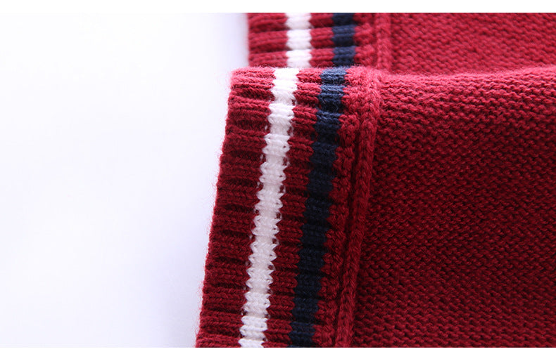 Kid Baby Boys Vest Fall Pure Cotton Knit Casual Sweaters