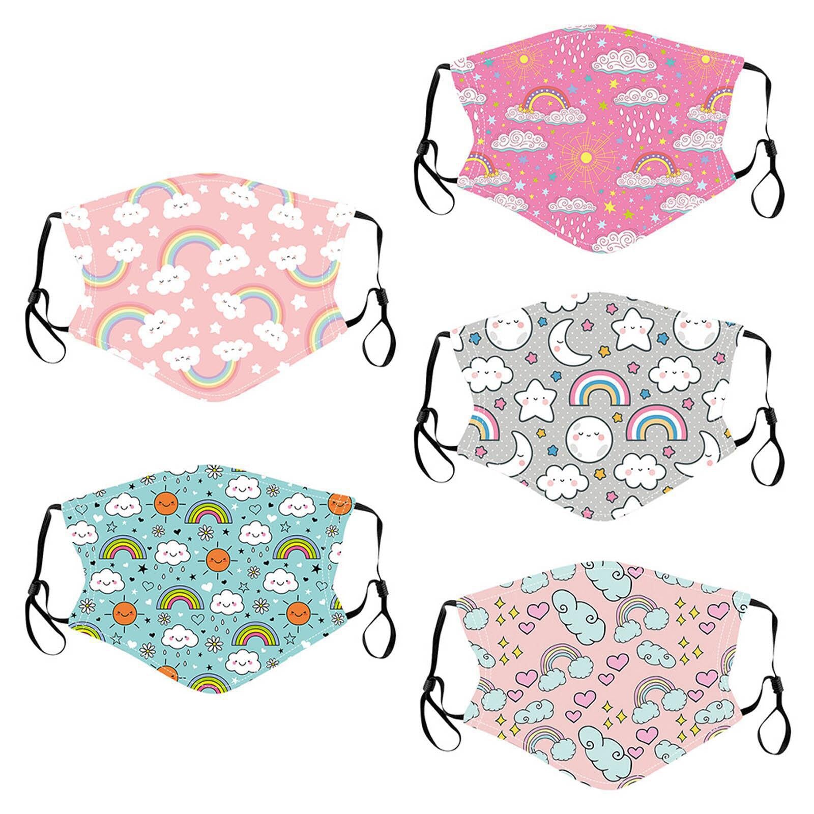 Kid 3D Digital Printing Color Child Dust And Sun Protection Mask