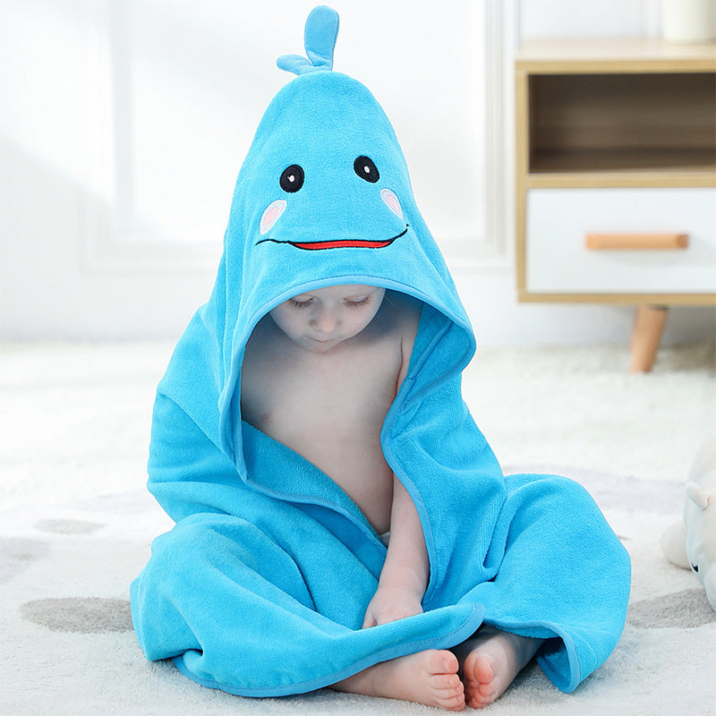 Toddler Boy Girl Cotton Summer Bath Towel Pajamas Sleepwear