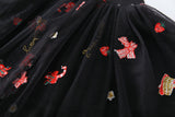 Kid Baby Girl Princess Short Skirt Strawberry Embroidery Skirts